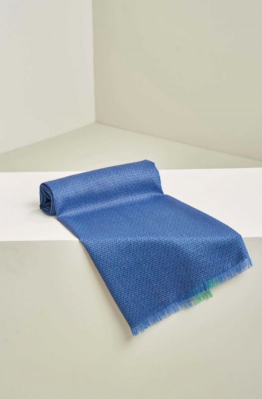 Alpakka skjerf, SOY, Blå