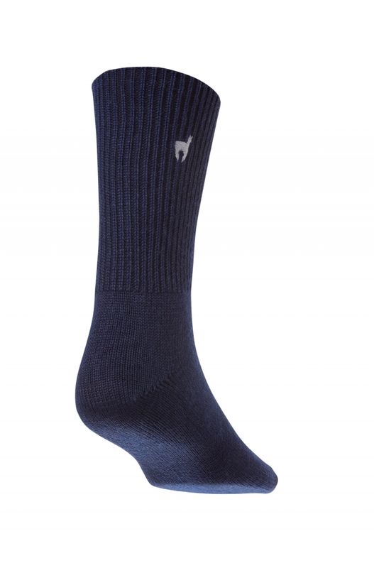 Alpakka sokker, Alpacasoft, blå.