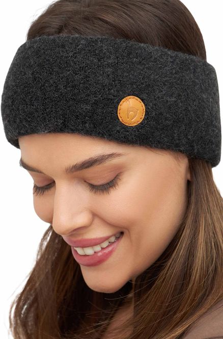 Main Image Alpaca Headband, Stretch - Anthracite