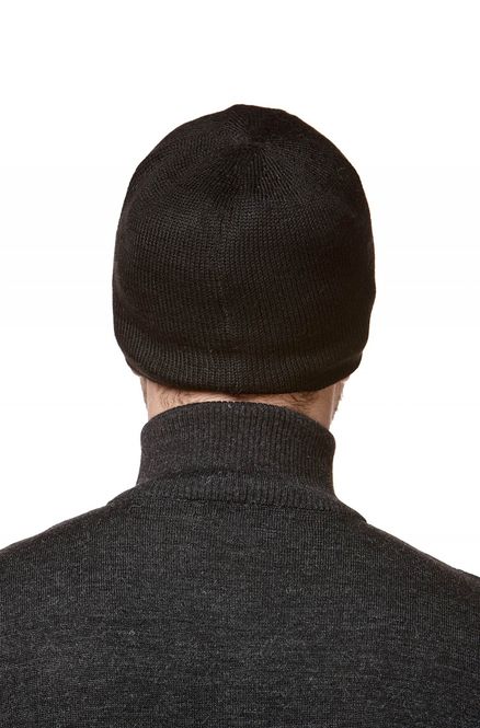 Hovedbilde Alpakka lue, vendbar lue, Unisex- Sort/Grå