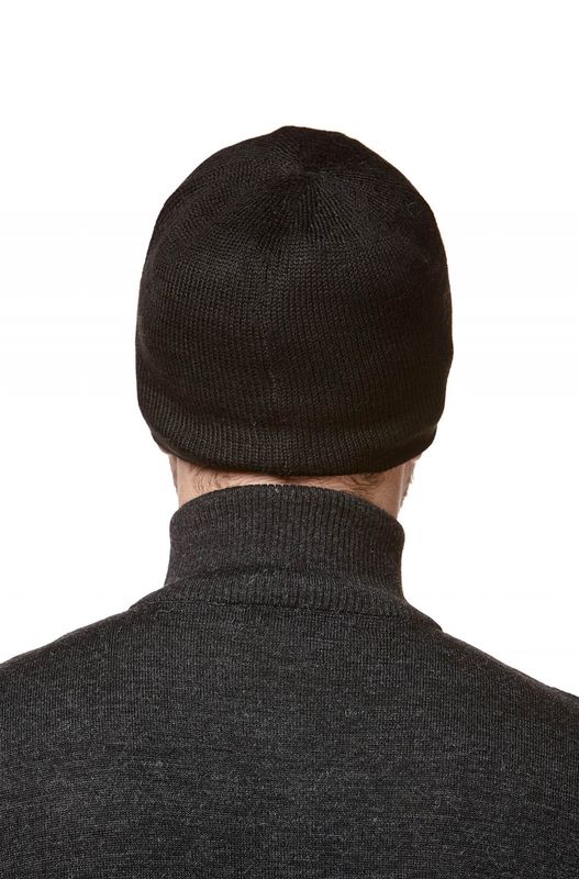 Alpakka lue, vendbar lue, Sort/Grå