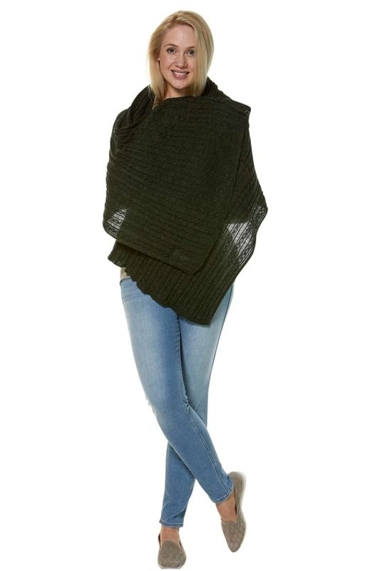 Alpakka skjerf / reiseteppe, Suave, Mosegrønn