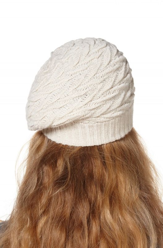Alpakka lue, BIESEN Beret, hvit