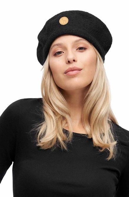 Hovedbilde Alpakka lue, BERET Basker - Sort