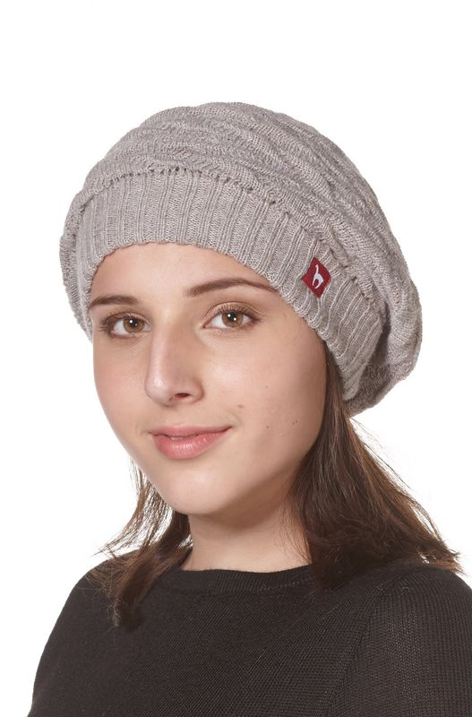 Alpakka lue, BIESEN Beret, sand