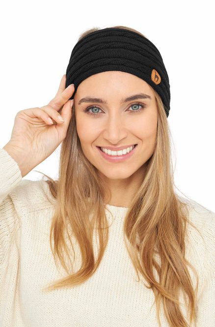 Main Image Alpaca Headband, Suave - Black