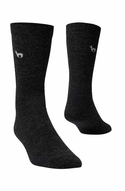 Alpakka sokker, Business Premium,  Antrasitt