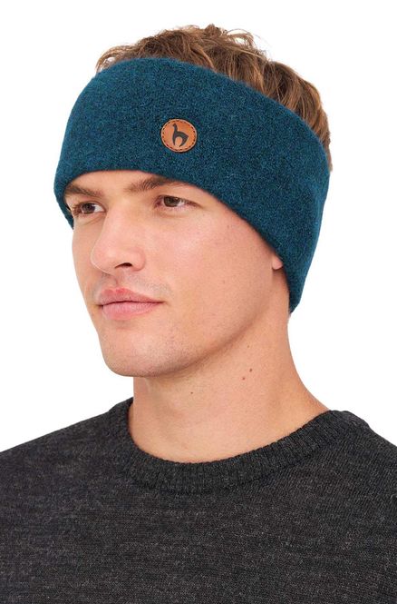 Hovedbilde Alpakka pannebånd, Stretch, unisex - Petrol