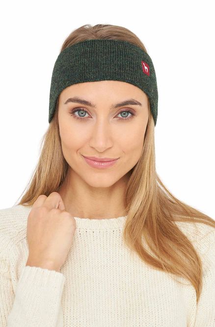Main Image Alpaca Headband with Ear Warmers - Green