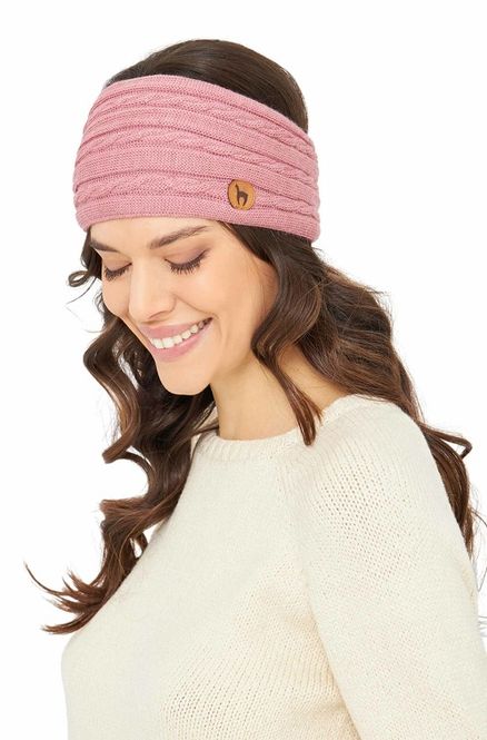 Hovedbilde Alpakka pannebånd, Suave - Rosa