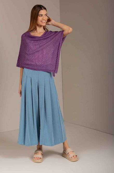 Hovedbilde Alpakka poncho, Uplala - Lilla