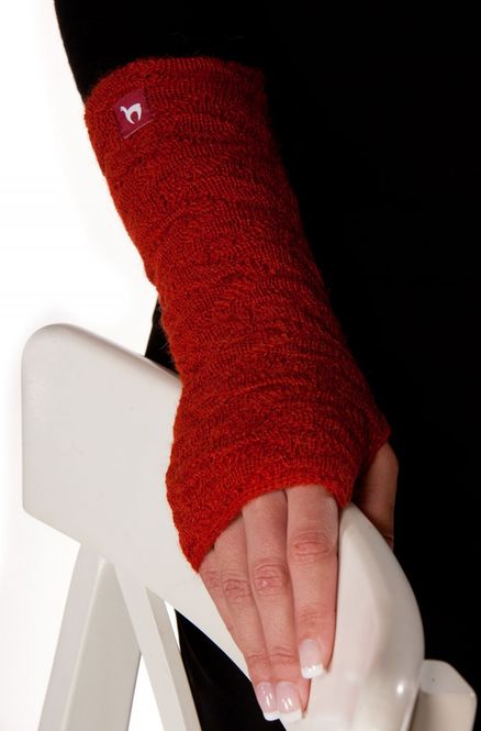 Hovedbilde Alpakka pulsvarmer, BIESEN, purpur