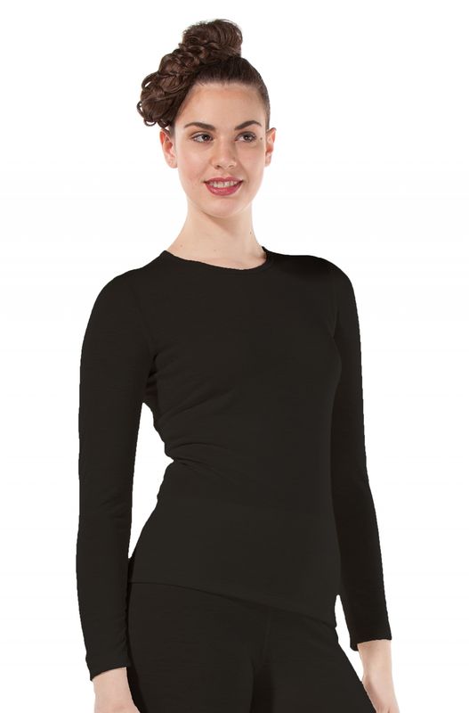 Alpakka undertøy, Overdel, Sort