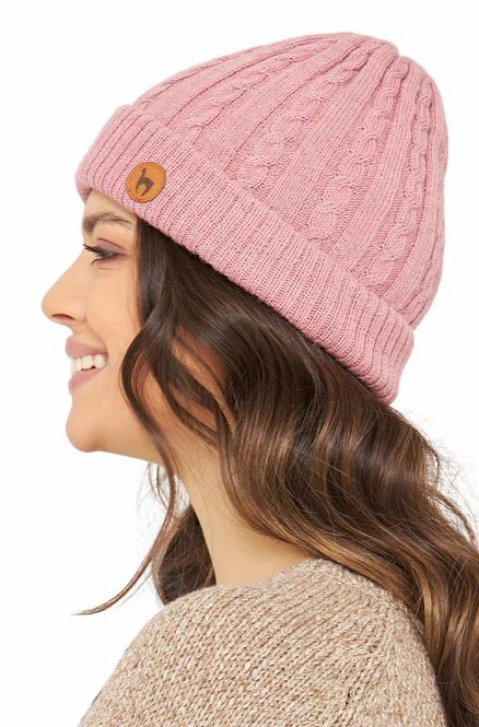 Hovedbilde Alpakka lue, vendbar, Suave - Rosa