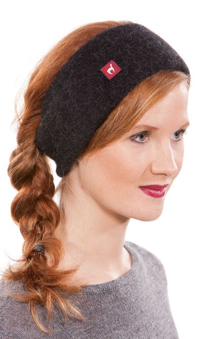 Main Image Alpaca Headband, Stretch - Anthracite